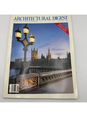Architectural Digest January 1995 Special Issue England Magazine